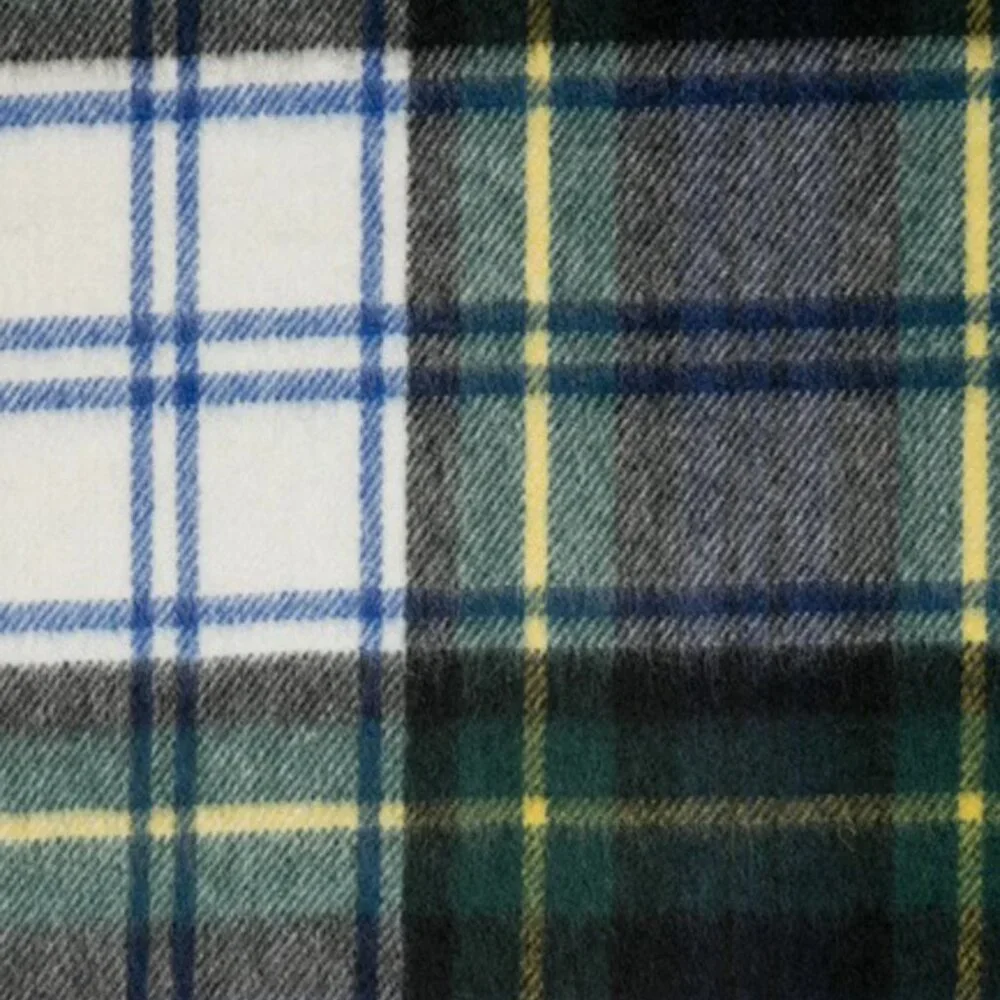 NEW $275 Polo Ralph Lauren Cashmere Scarf! Green Tartan Plaid Made in Italy